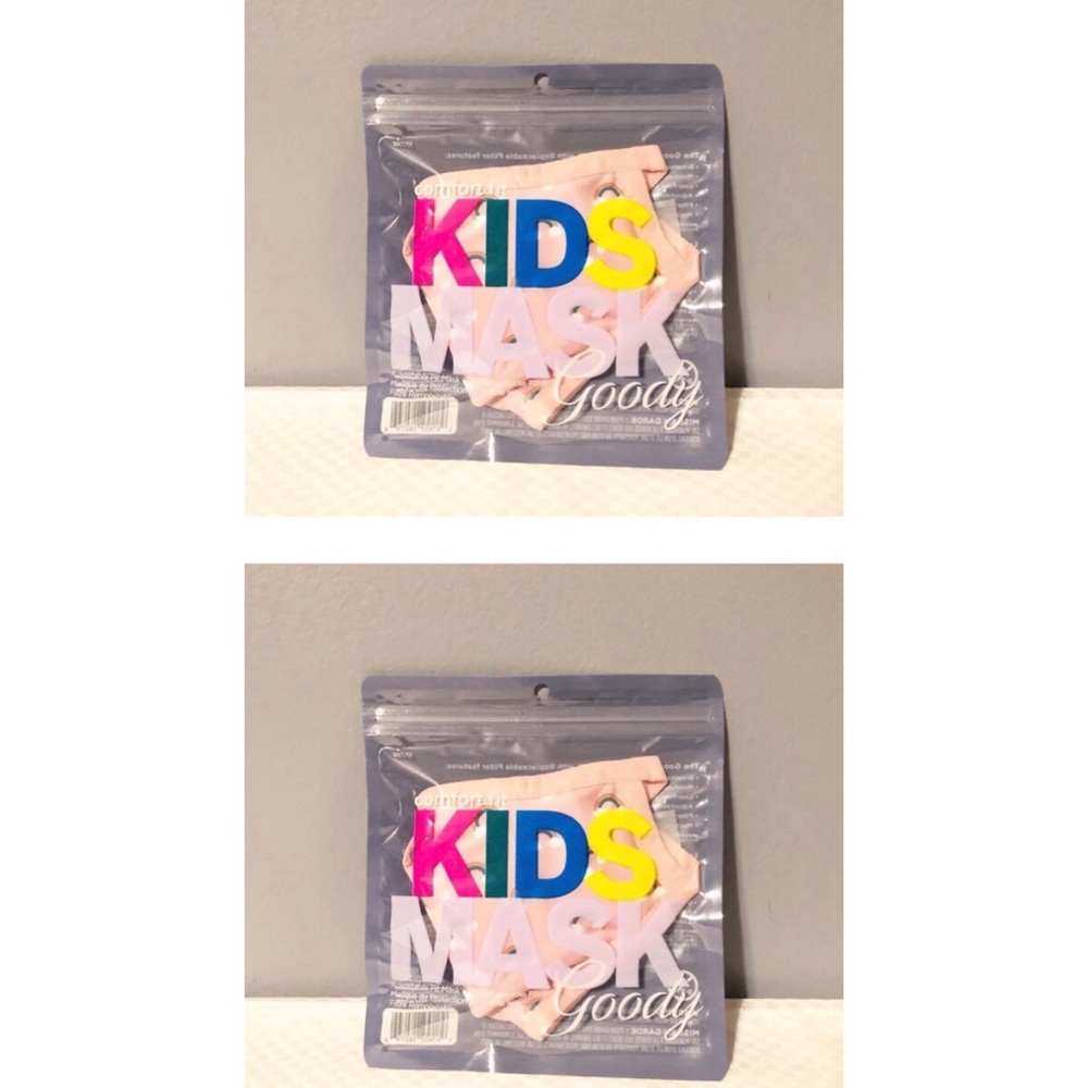 COPY - 2 Goody Comfort Kids Breathable Mask W/Filters